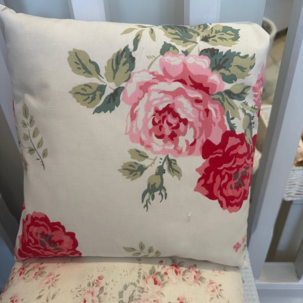 Cath kidston Antique Rose Fabric Cushion Cover