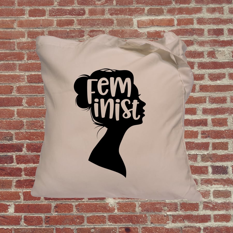 Feminist tote bag. Female empowerment. Perfect gift for feminists