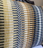 Rosanna cushion: Golden & Midnight Blue. Handwoven in Wales - Image 4