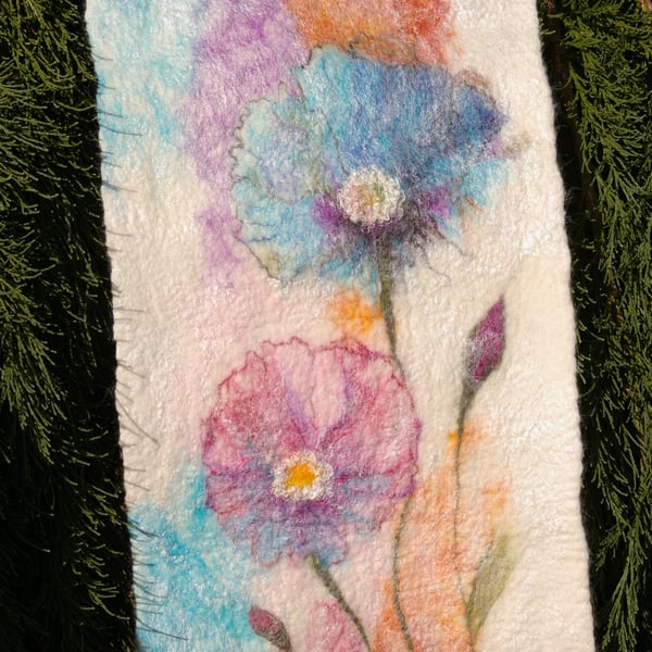 Handmade Felted Wool Wall Panel