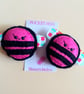'Bumble bee' pocket hug and pocket hug card gift set,letterbox gift (pink)