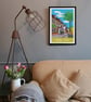 Ripley Surrey travel poster print by Susie West - Image 5
