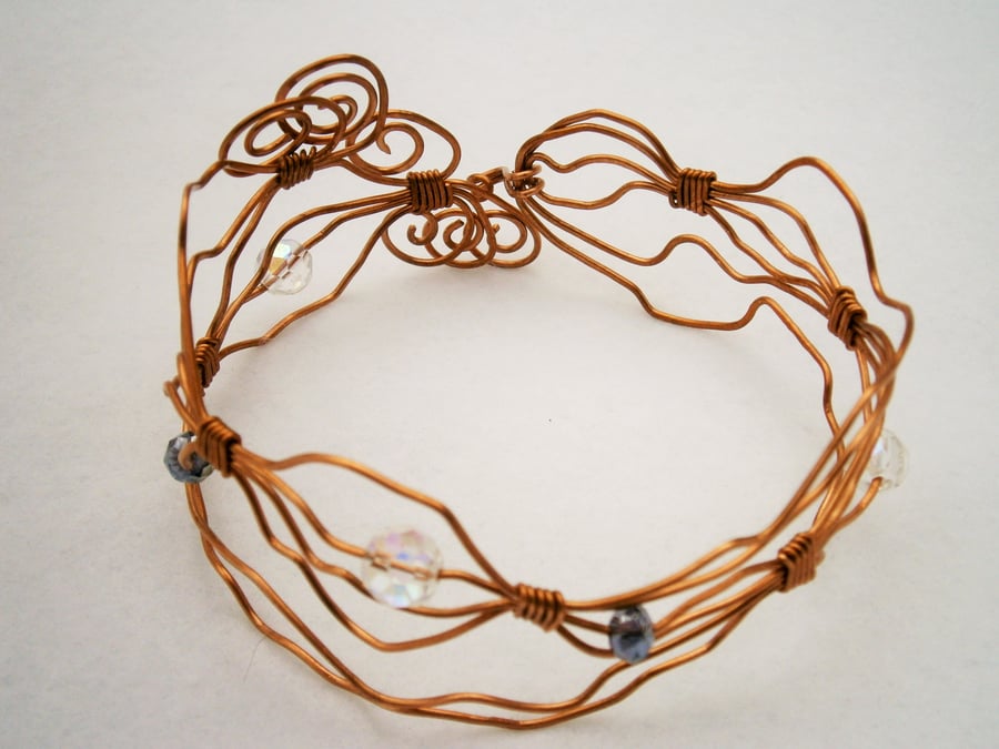 REDUCED!!!  Selene Wire Cuff Bracelet