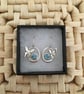 Butterfly Circle Drop Earrings - Image 2
