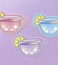 Spring Tea Die Cut Sticker Pack - Image 6