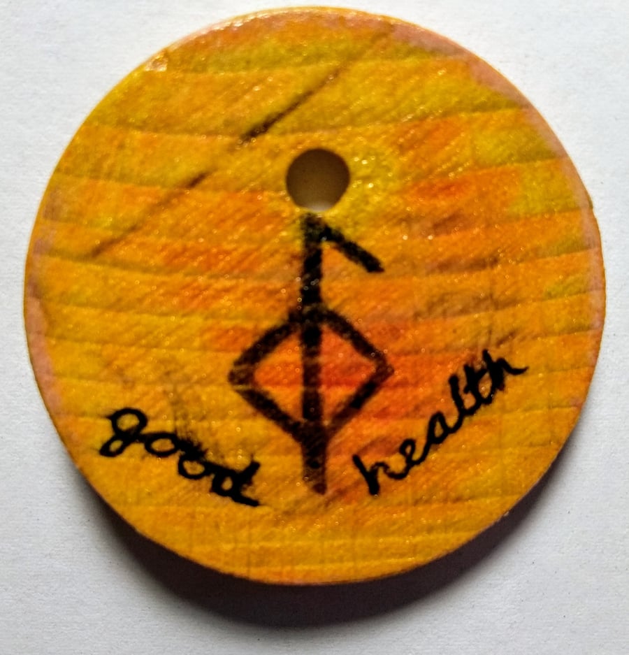 Rune good health pendant