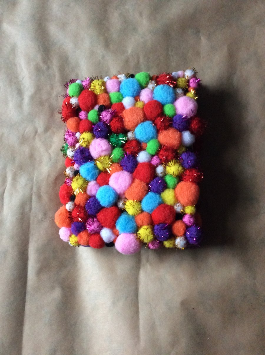 A5 Hardback Pom Pom Notebook