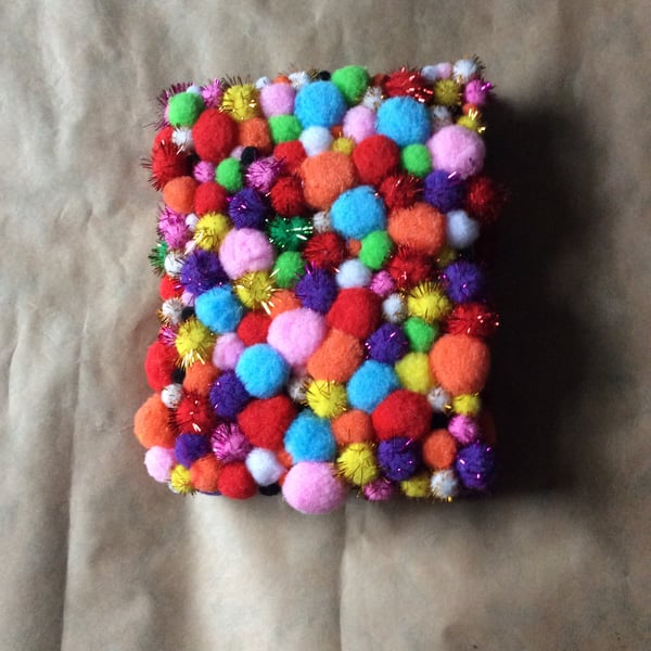 A5 Hardback Pom Pom Notebook