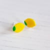 Lemon stud earrings OR mini hoops choose your style