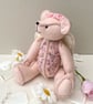 Angel bear, highly detailed handcrafted collectable teddy bear