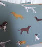 Sophie Allport Fetch Cushion  with Mustard  Pom poms - Image 3