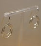 Sterling Silver Circle Drop Earrings - Image 5