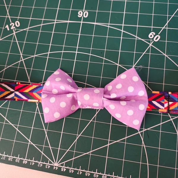 Handmade dog bowtie 