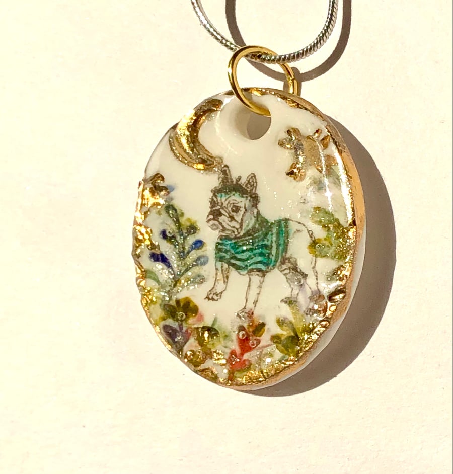 Frenchie, French Bulldog pendant 