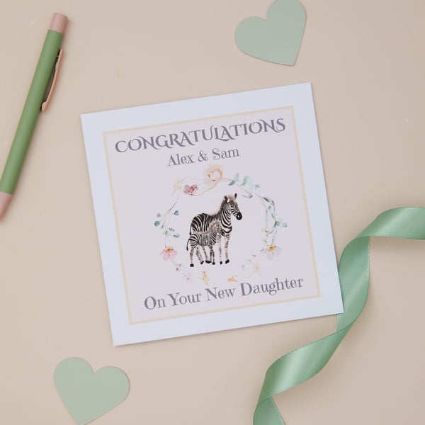 New Baby Card, New Baby Girl Card, Baby Boy Card, New Baby Card