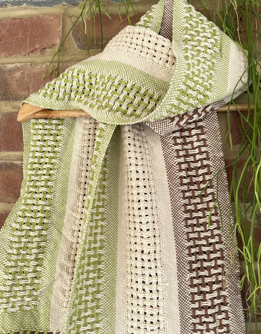 Handwoven Pure Cotton Scarf