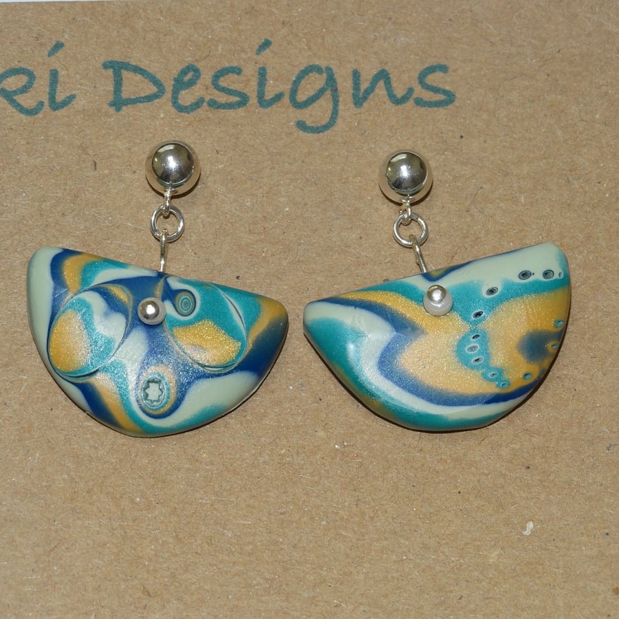 Jazz hal-circle Drop Earrings