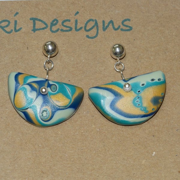 Jazz hal-circle Drop Earrings