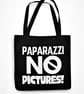Paparazzi No Pictures Tote Bag Funny Sassy Famous Celebrity Joke Eco Friendly - Image 2