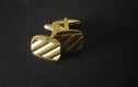Gold plated cufflinks