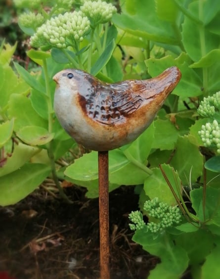 Ceramic Bird for the Garden