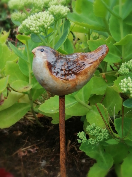 Ceramic Bird for the Garden