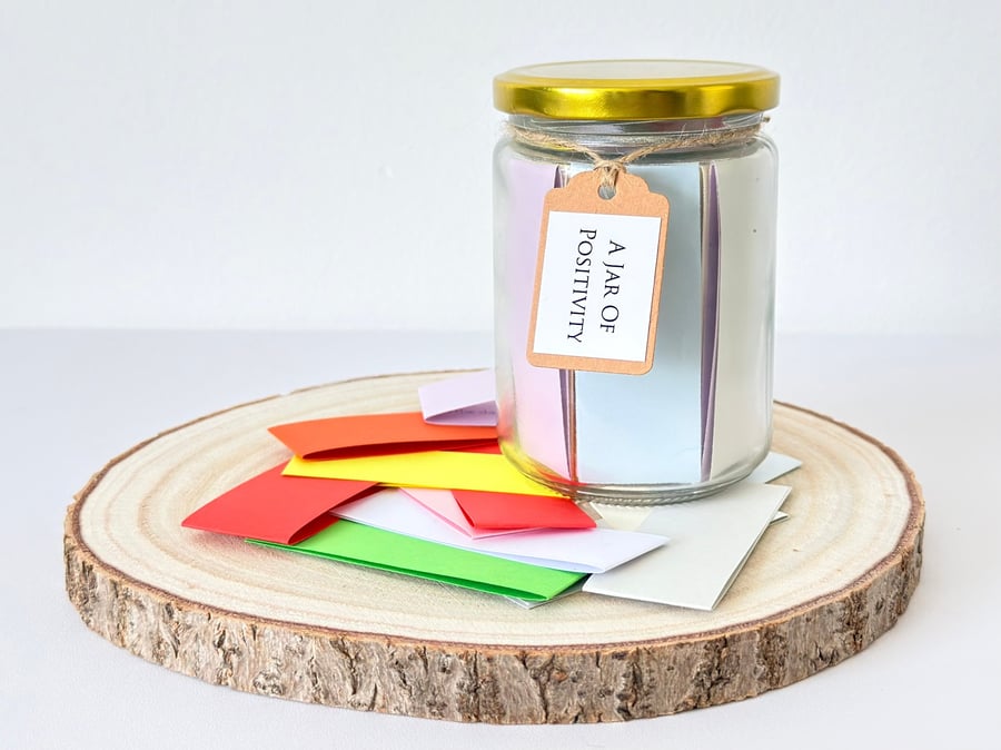 Jar of Positivity. 50 Uplifting Quotes & Affirmations, Positive Self Care