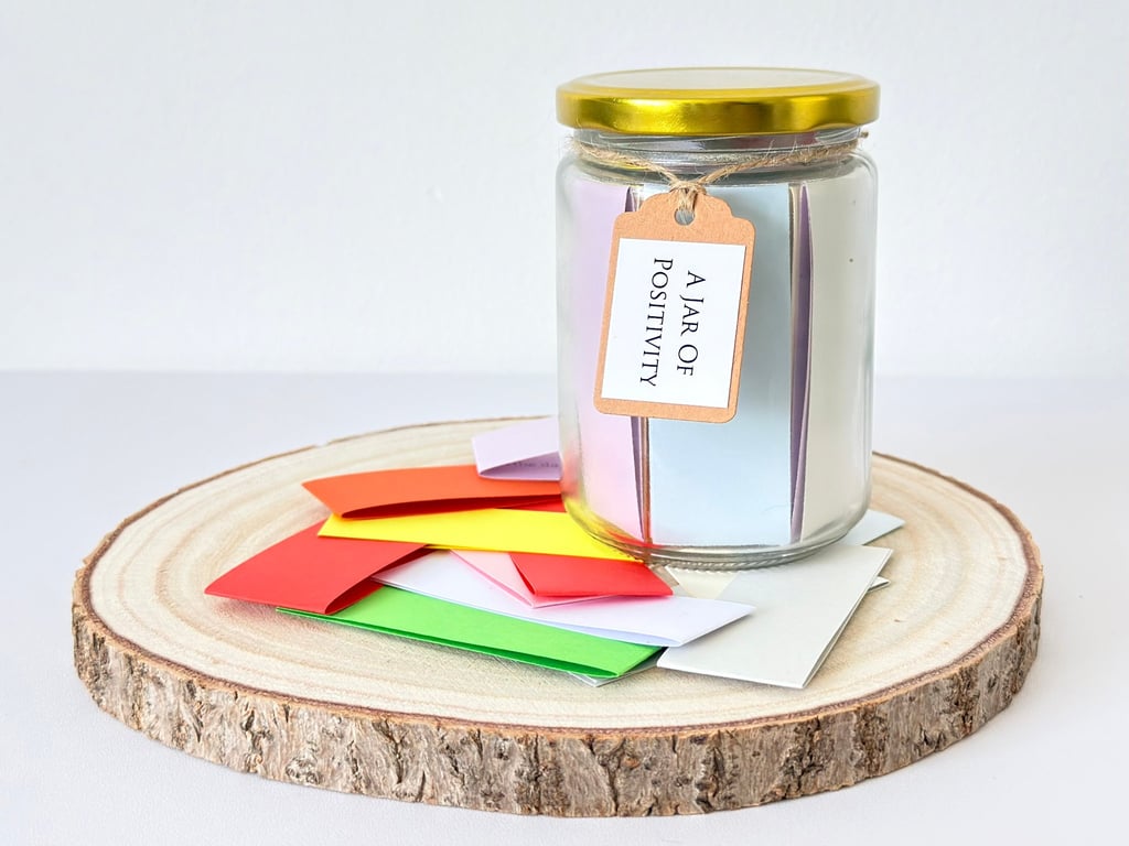 Jar of Positivity. 50 Uplifting Quotes & Affirmations, Positive Self Care