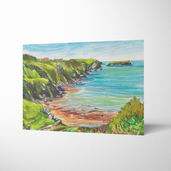 Polurrian Cove Postcard