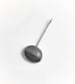 Modern sterling silver necklace with grey agate - Image 2