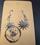 Sunflower Dangle Earrings - Handcrafted Floral Jewellery - Image 1
