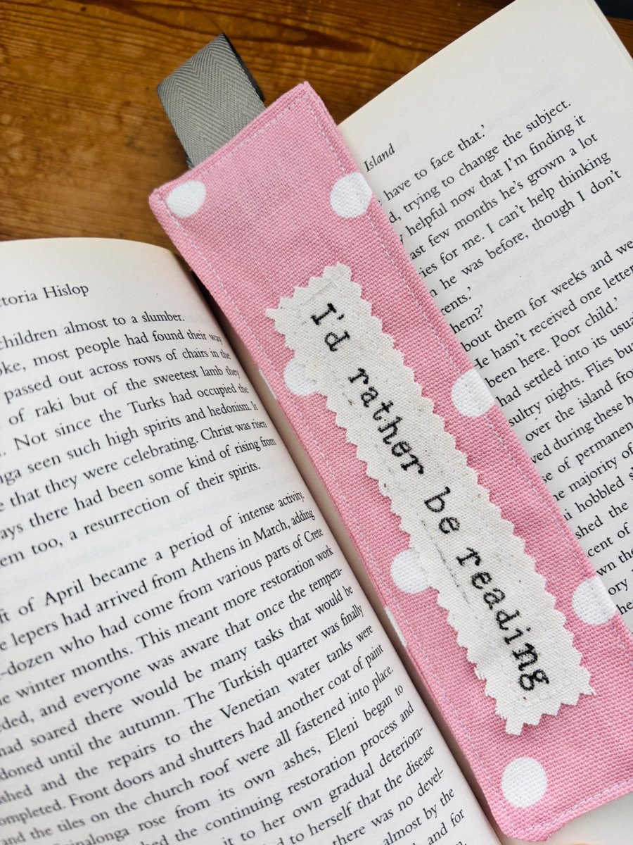 Handmade Fabric Bookmark