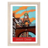 Chester Eastgate print - white frame