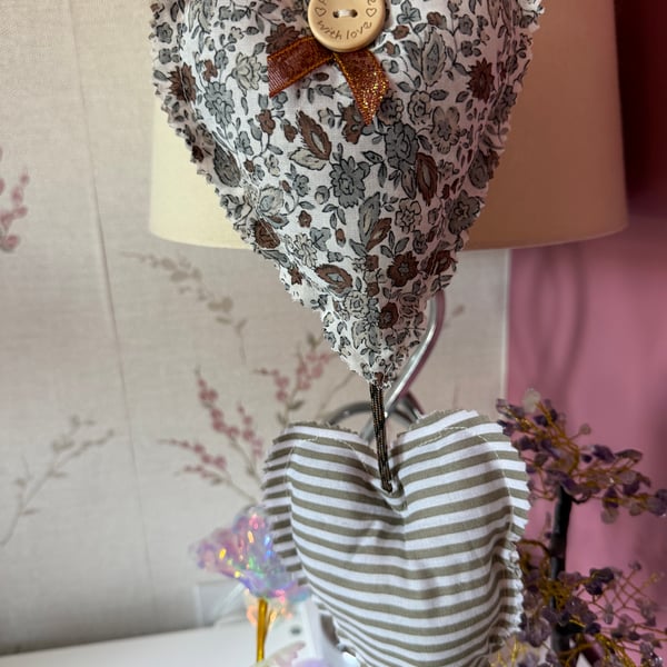 Hand made lavender hearts 