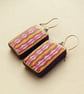 Dangle Earrings - Handmade Polymer Clay with Sterling Silver Hooks - Image 6