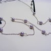 Lavender Shell Pearl Spectacle Chain