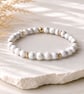 White Howlite Bracelet