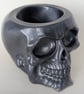 Resin Skull Bowl - Metalic Silver  - Image 3
