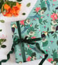 Gift Wrap single sheet with tag - Toucans, Parrots and Tropical Plants - Image 2