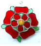 Lancashire Rose Suncatcher Stained Glass  - Image 4