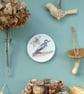 Great spotted woodpecker British Bird mini wall plate  - Image 4