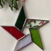 Stained Glass Pentagon Star Decoration 