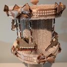 Christmas carousel table decoration