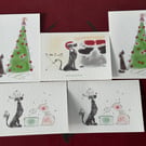 Collection of Assorted Dog Christmas Cards 