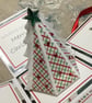 Handmade 3D Christmas tree keepsake card