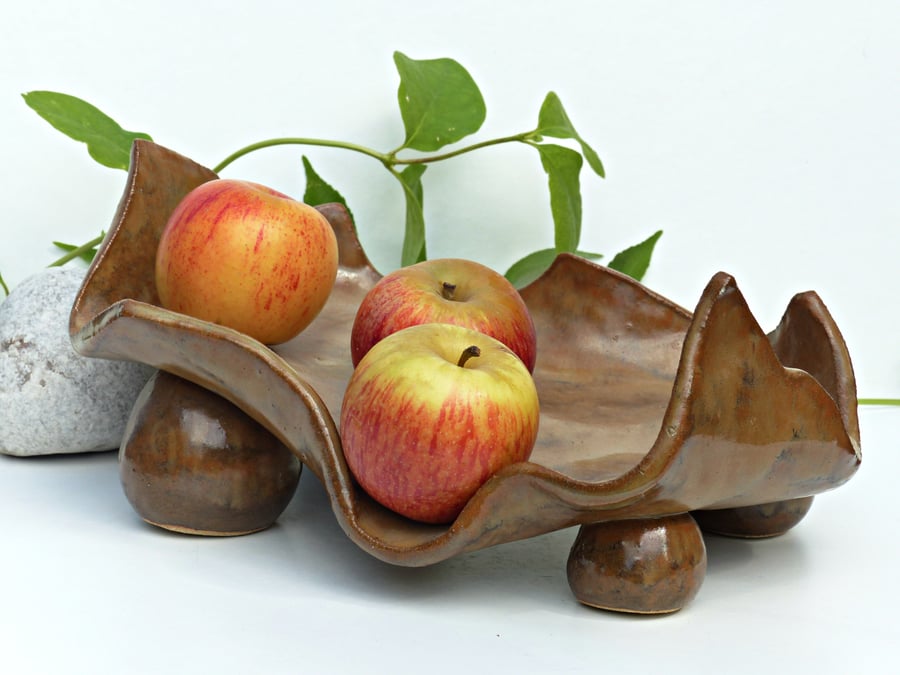 Unusual Unique Mountain Fruit Bowl