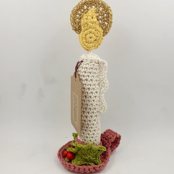 Crochet Christmas Candle