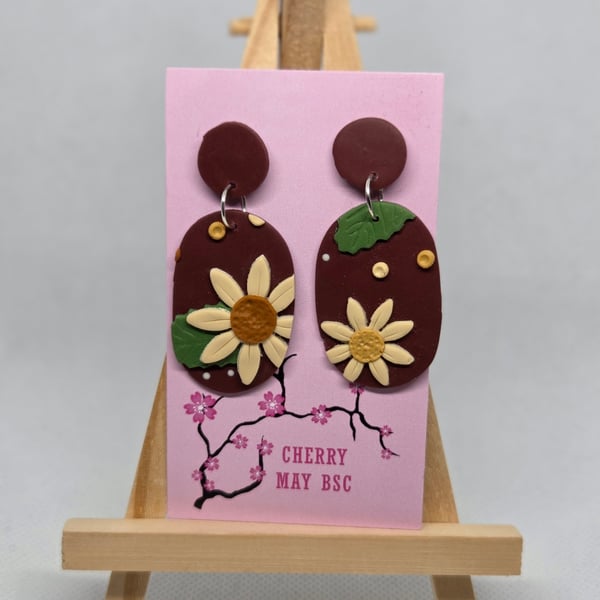 Autumn Oval Earrings
