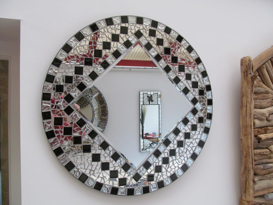 Handmade Mosaic mirror. FREE U.K.MAINLAND DELIVERY