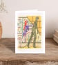 Egyptian Mummy Greeting Card: Hand Drawn Comic Horror Illustration (502) - Image 4
